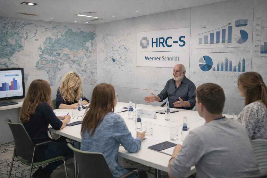 HRC-S Besprechung zur internationalen Personalvermittlung mit Werner Schmidt